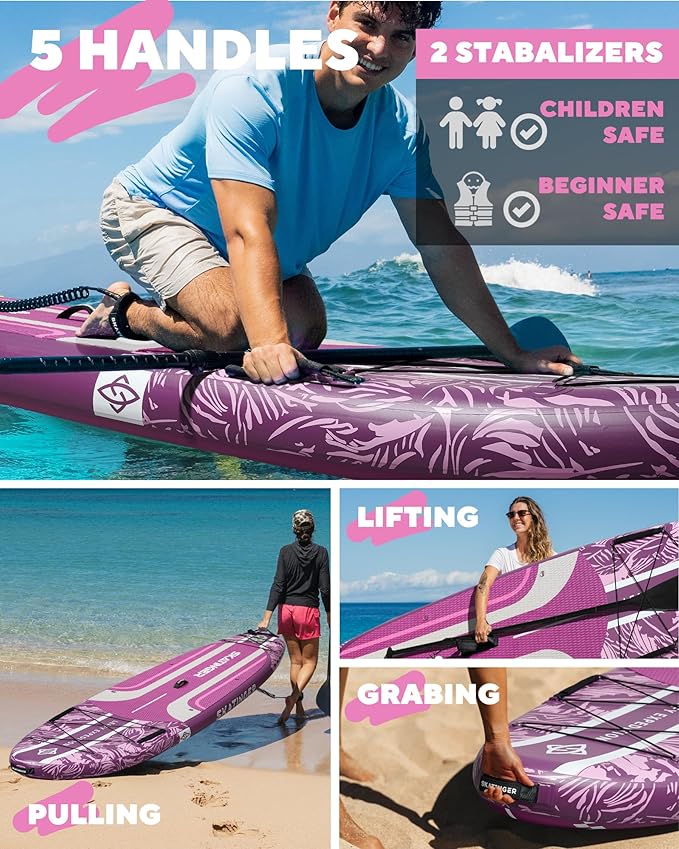 Leafy Expedition Pink 11'6*35"*6" SUP Board