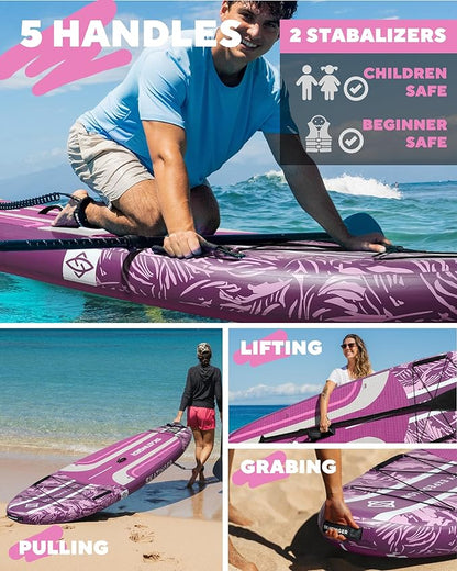 Leafy Expedition Pink 11'6*35"*6" SUP Board
